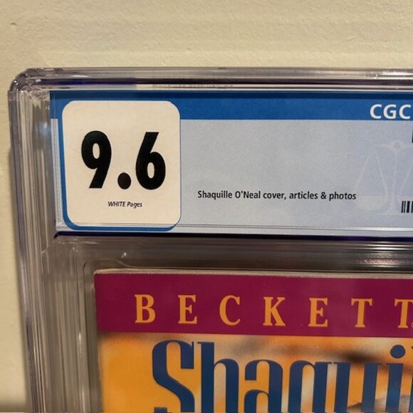 1994 Beckett Tribute Magazine Issue 4 Shaquille O'Neal CGC 9.6 HIGHEST GRADE - Picture 3 of 4